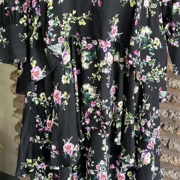 Fourteenth Place Nordstrom Floral Hi Lo Maxi Dress Size Medium - Picture 8 of 10